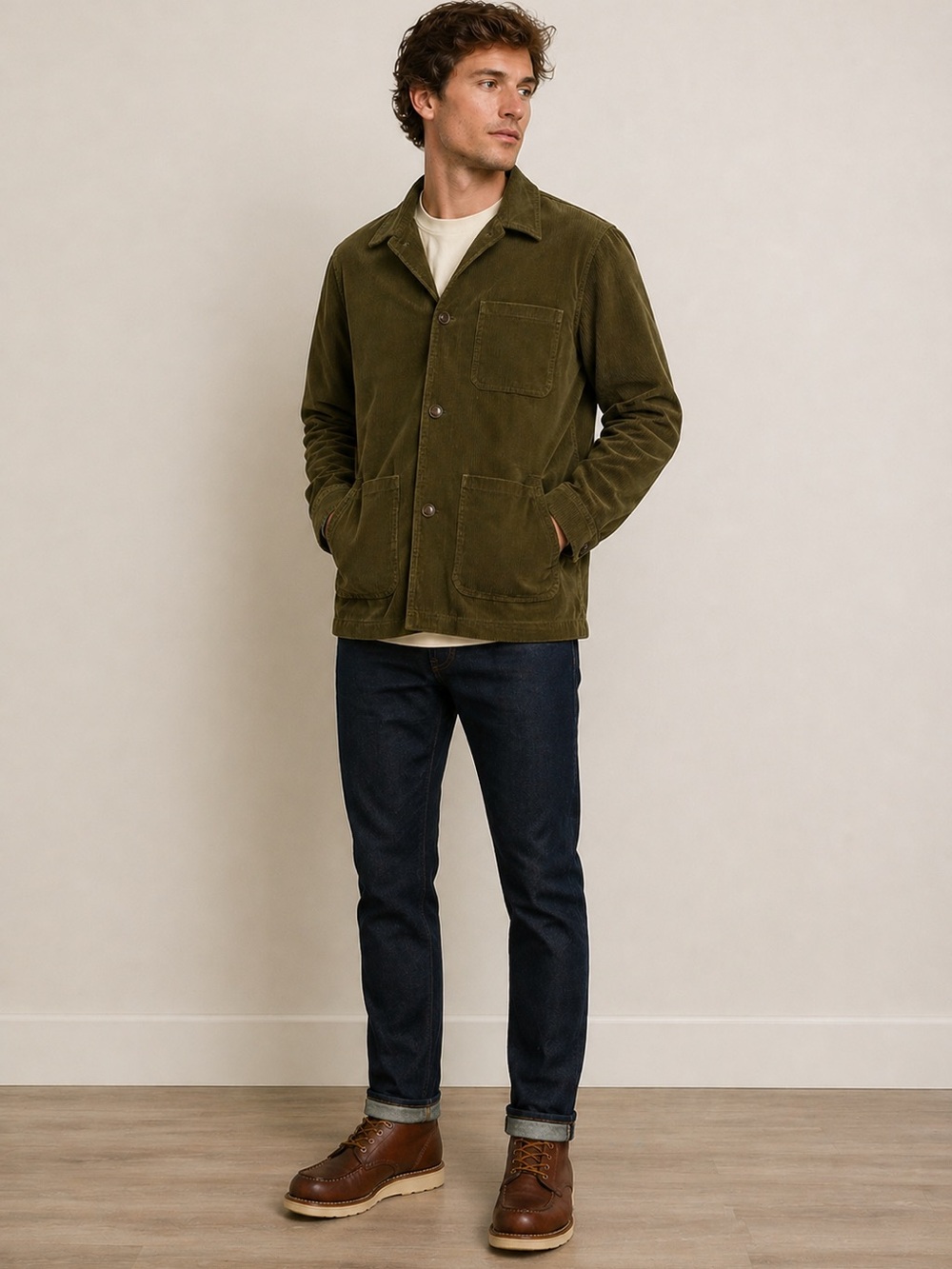 Borgo28 Corduroy Chore Jacket XXL